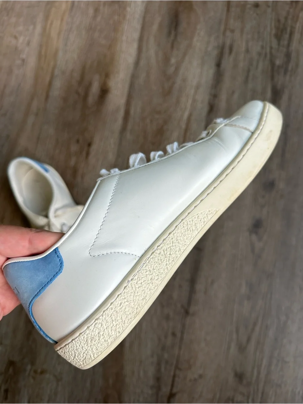 Gucci White Leather Sneakers